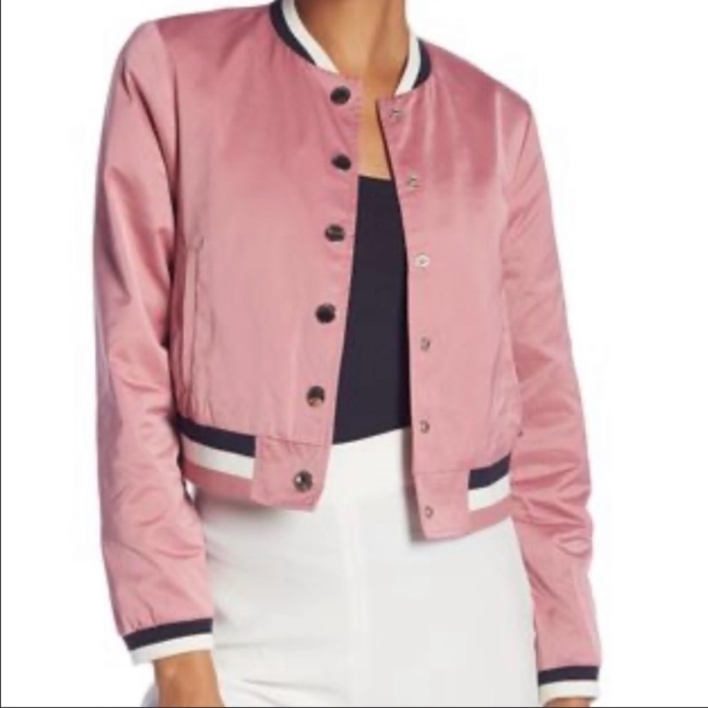 Ted Baker pink bomber jacket